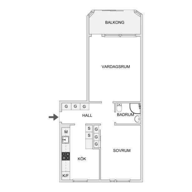 Hyreslägenhet på Göteborg i goteborg