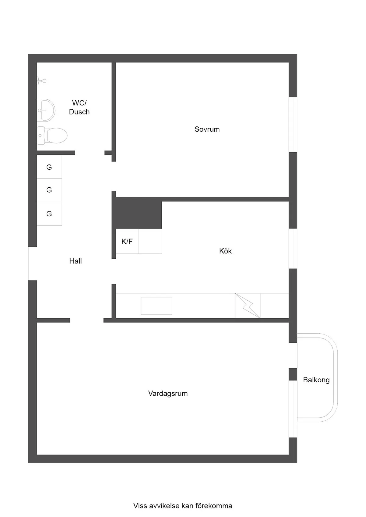 Hyreslägenhet på Söderfors i soderfors