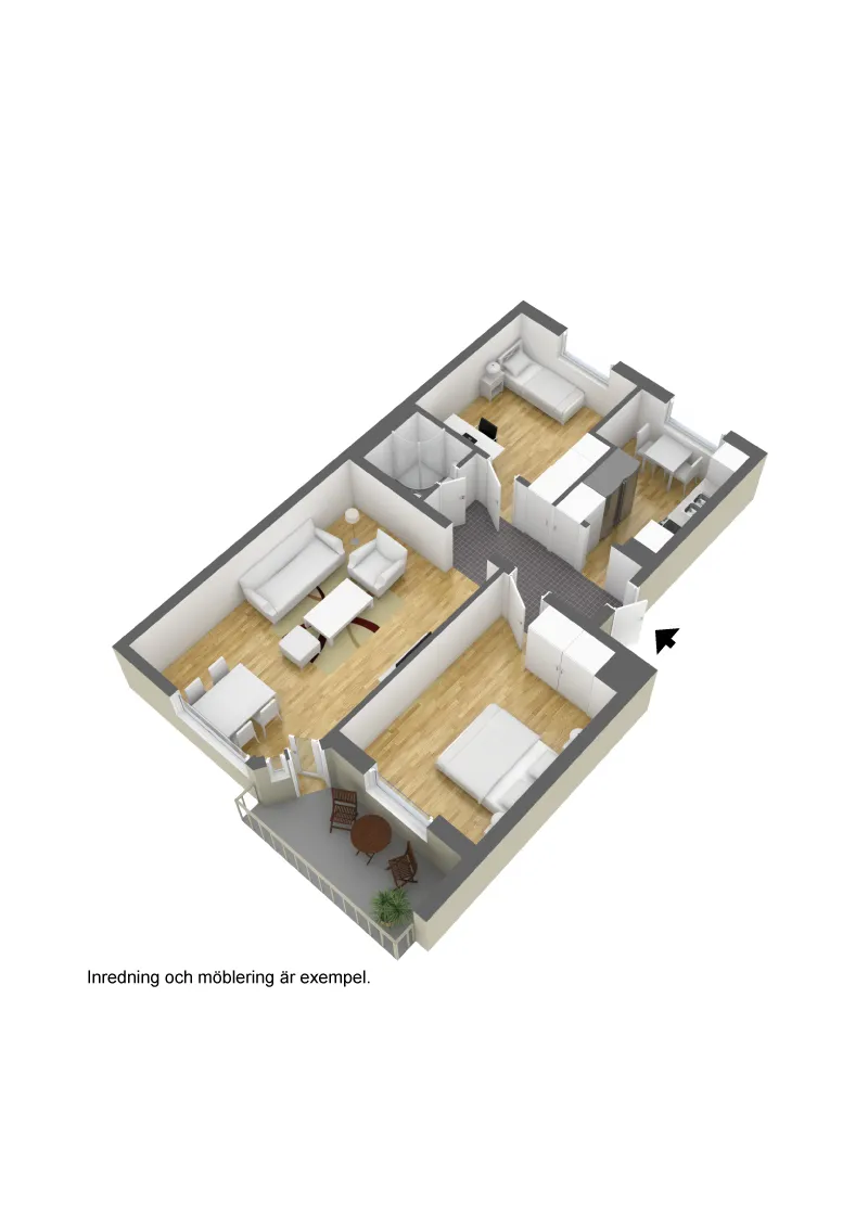 Hyreslägenhet på Borås i boras