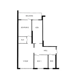 Hyreslägenhet på Rimbo i rimbo