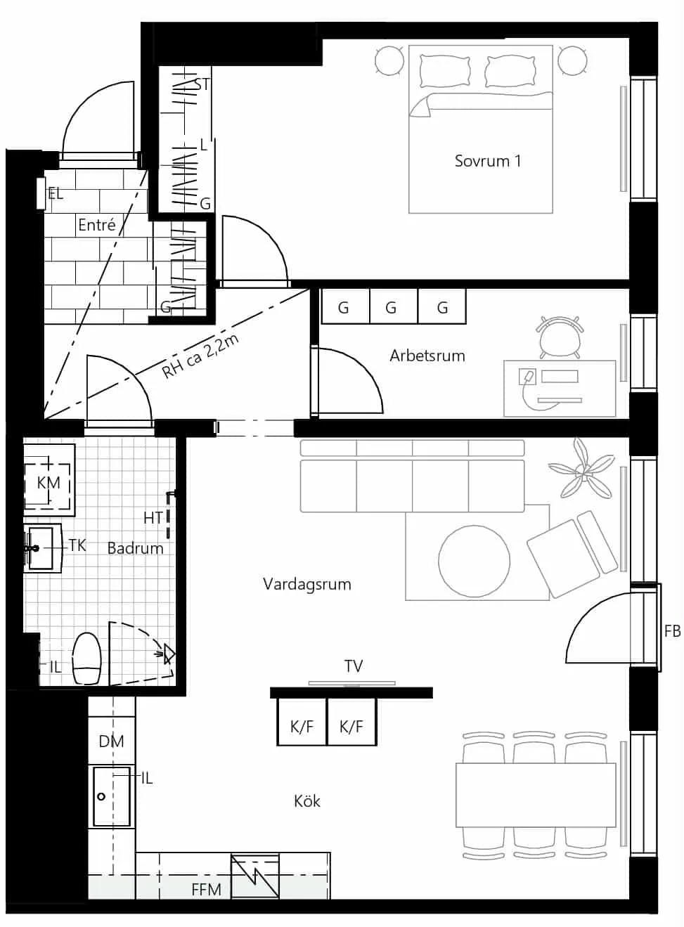 Hyreslägenhet på Solna i solna