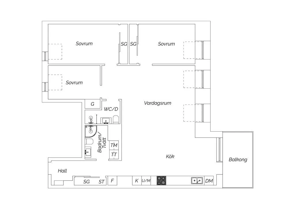 Hyreslägenhet på Malmö i malmo