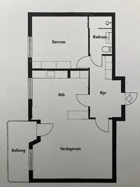 Hyreslägenhet på Åkersberga i akersberga