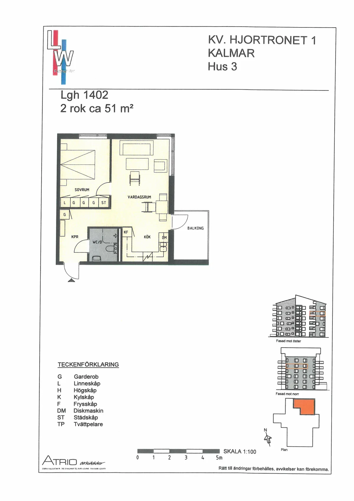 Hyreslägenhet på Kalmar i kalmar