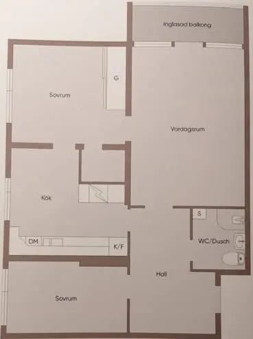 Hyreslägenhet på Västerås i vasteras