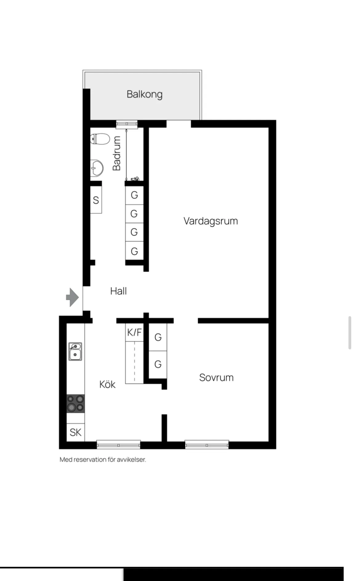 Hyreslägenhet på Enskede i enskede