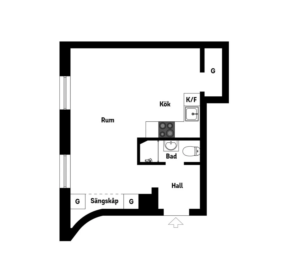 Hyreslägenhet på Stockholm i stockholm