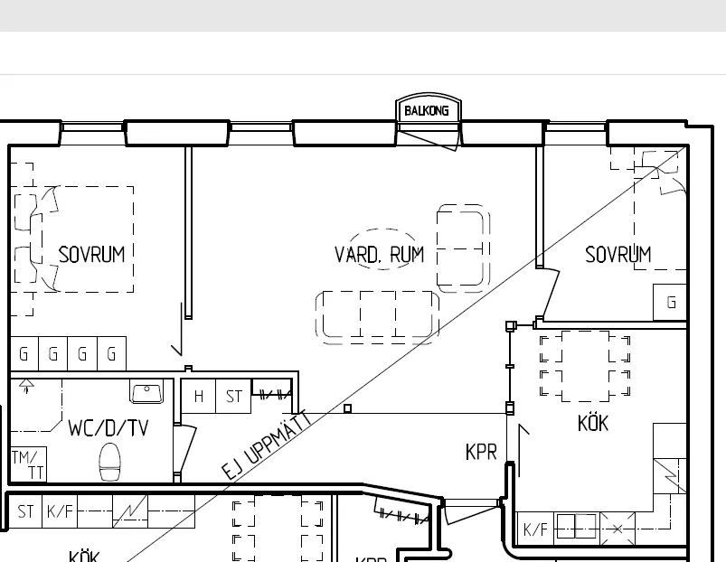 Hyreslägenhet på Borås i boras
