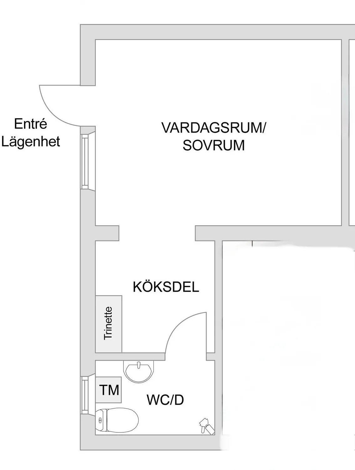 Hyreslägenhet på Bromma i bromma