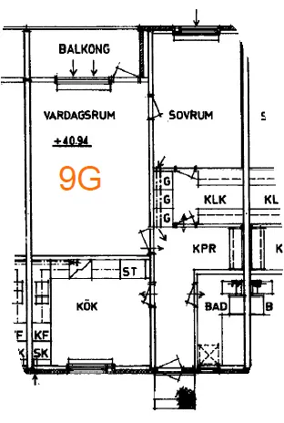 Hyreslägenhet på Sundsvall i sundsvall