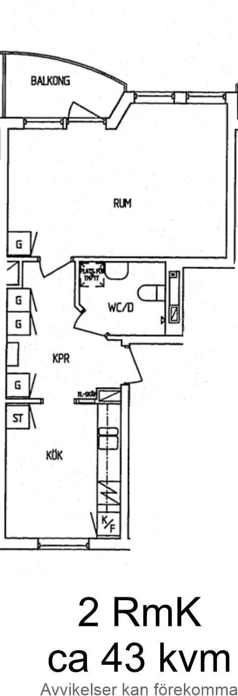 Hyreslägenhet på Västerås i vasteras