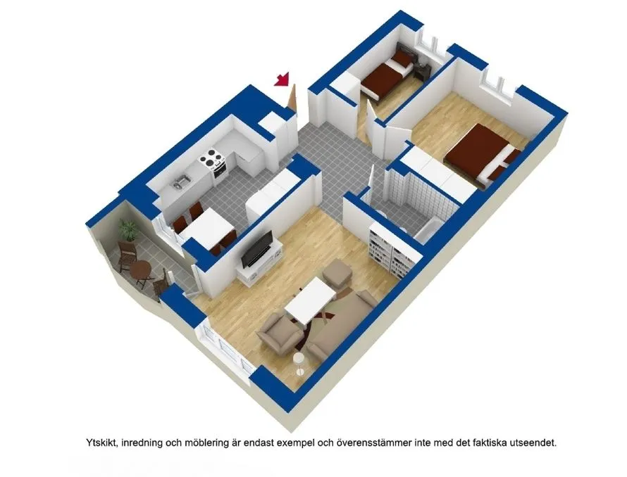 Hyreslägenhet på Västerås i vasteras