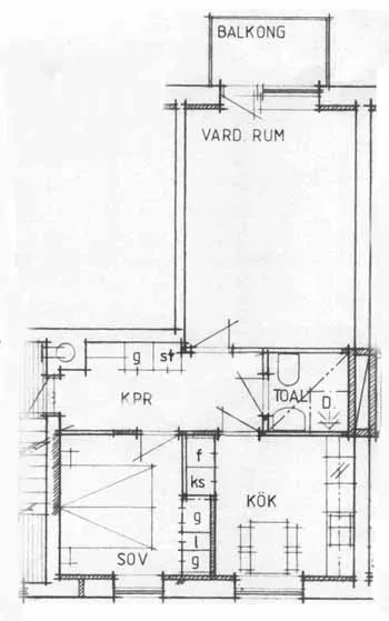 Hyreslägenhet på Norrköping i norrkoping
