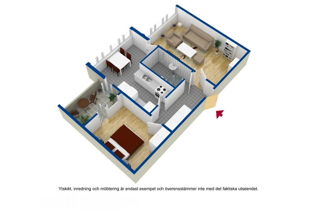 Hyreslägenhet på Västerås i vasteras