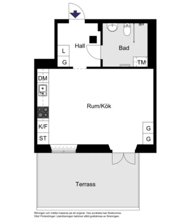 Hyreslägenhet på Bromma i bromma