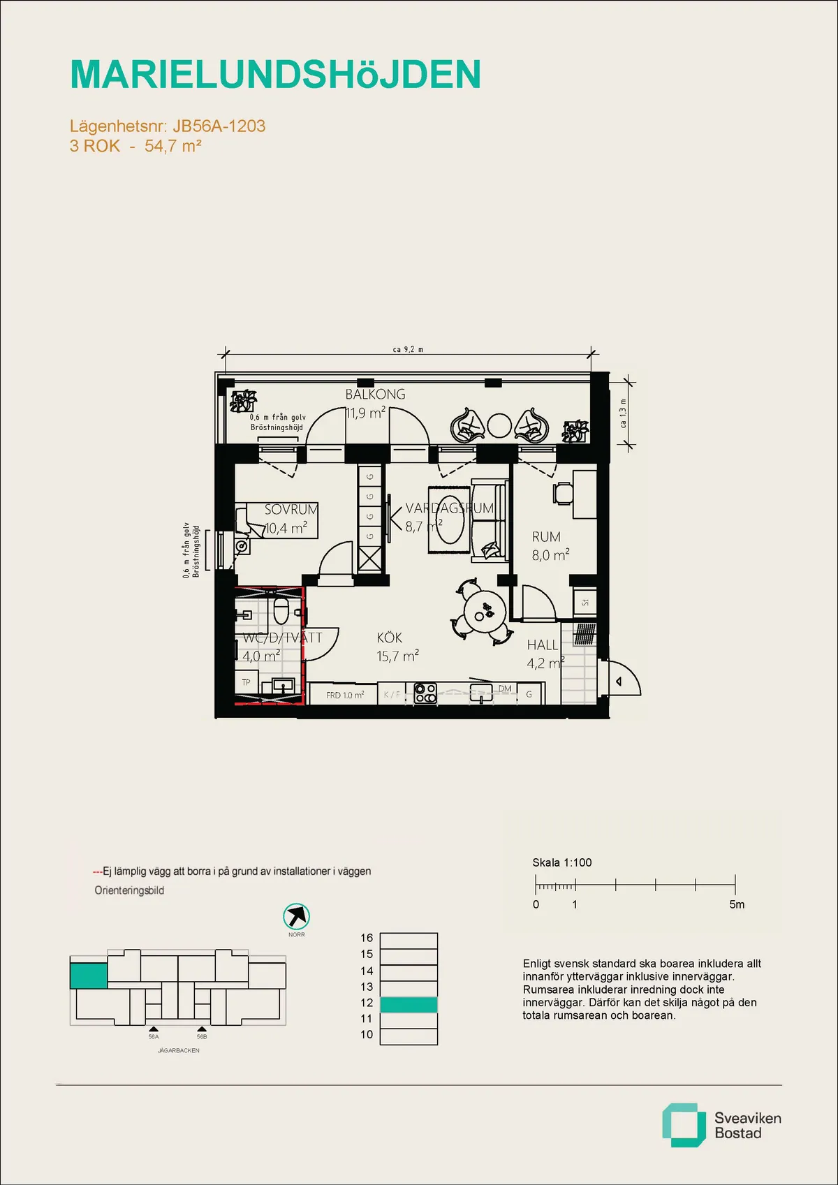 Hyreslägenhet på Mariefred i mariefred