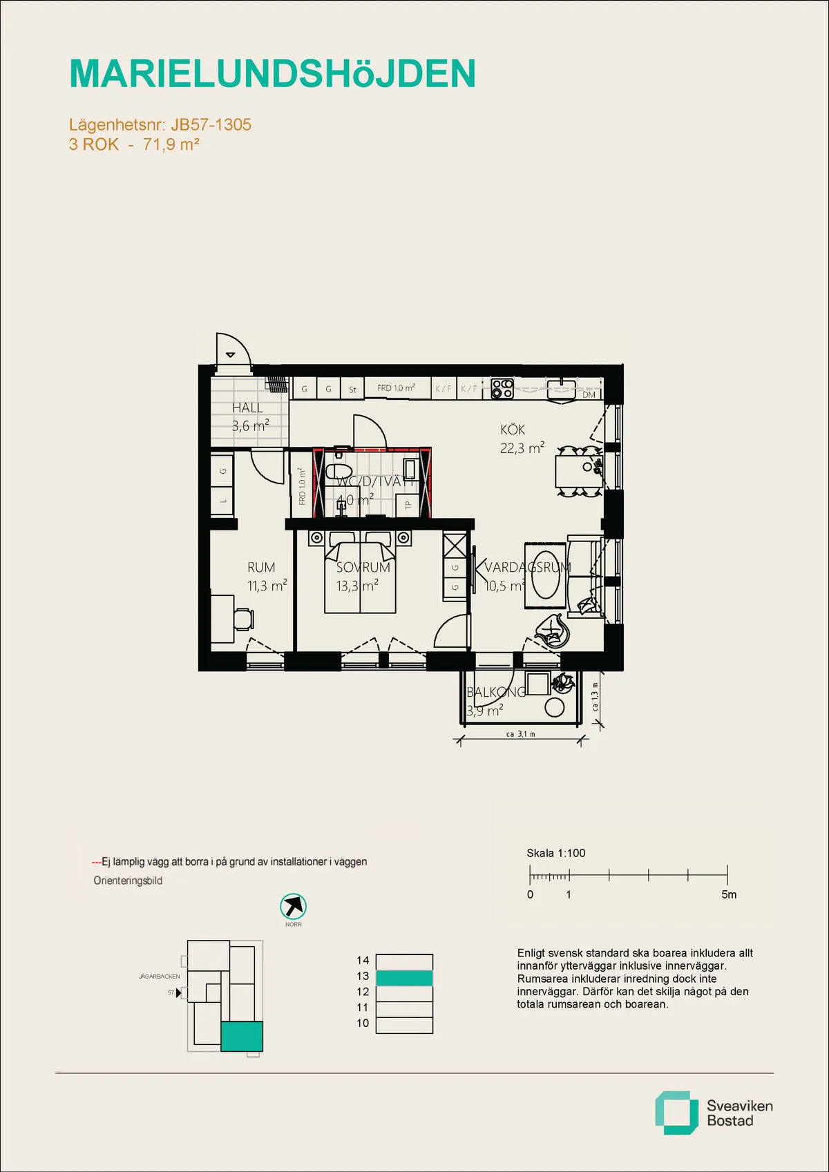 Hyreslägenhet på Mariefred i mariefred