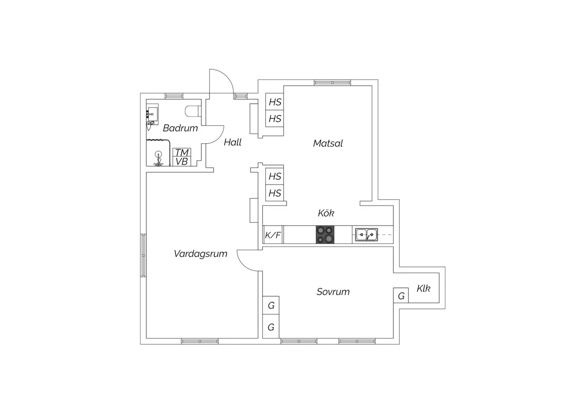 Hyreslägenhet på Sundsvall i sundsvall