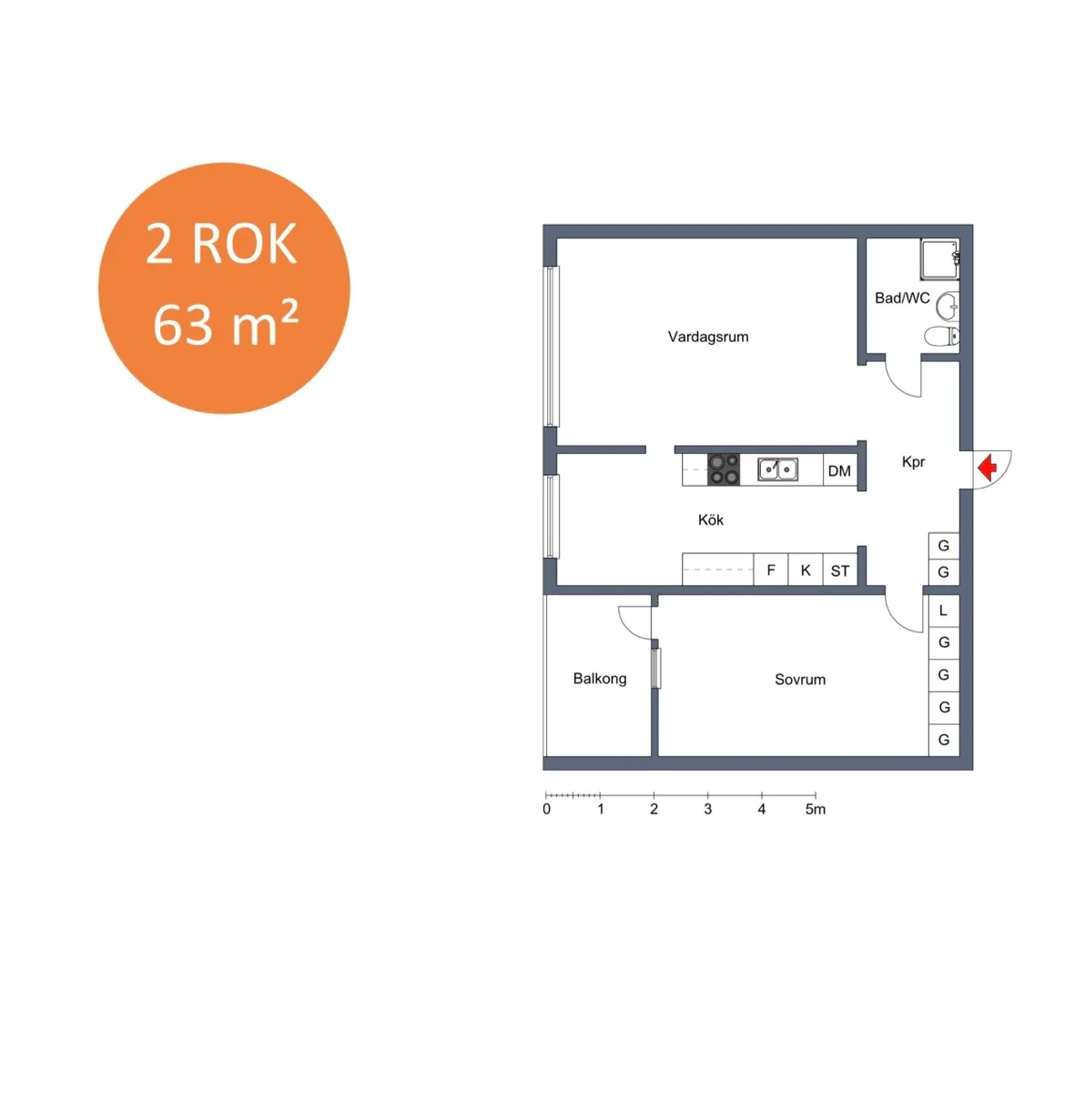 Hyreslägenhet på Eskilstuna i eskilstuna