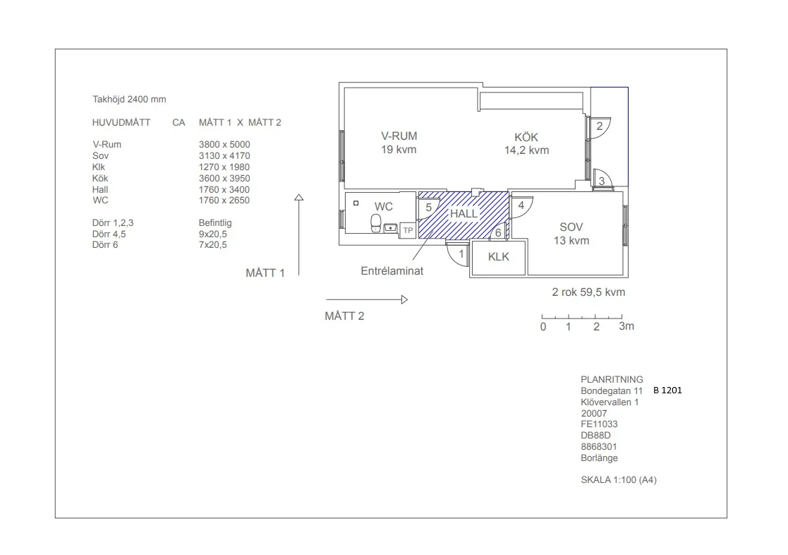 Hyreslägenhet på Borlänge i borlange