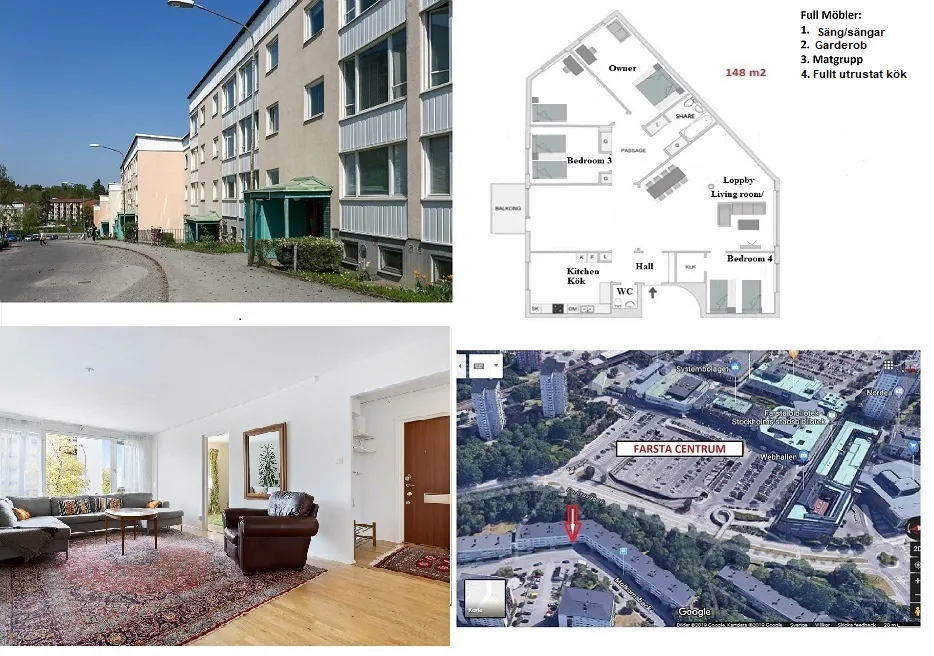 Hyreslägenhet på Stockholm i stockholm