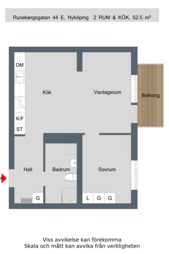 Hyreslägenhet på Nyköping i nykoping