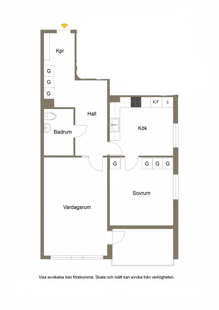 Hyreslägenhet på Gävle i gavle