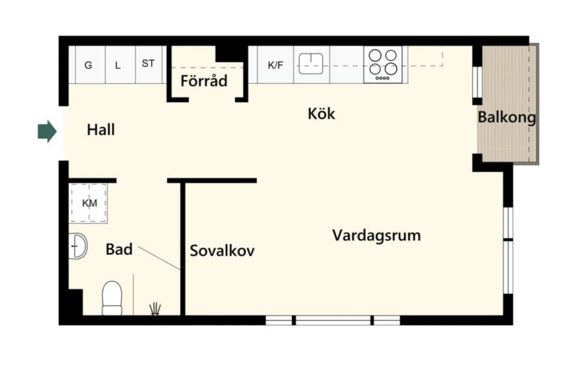 Hyreslägenhet på Sollentuna i sollentuna