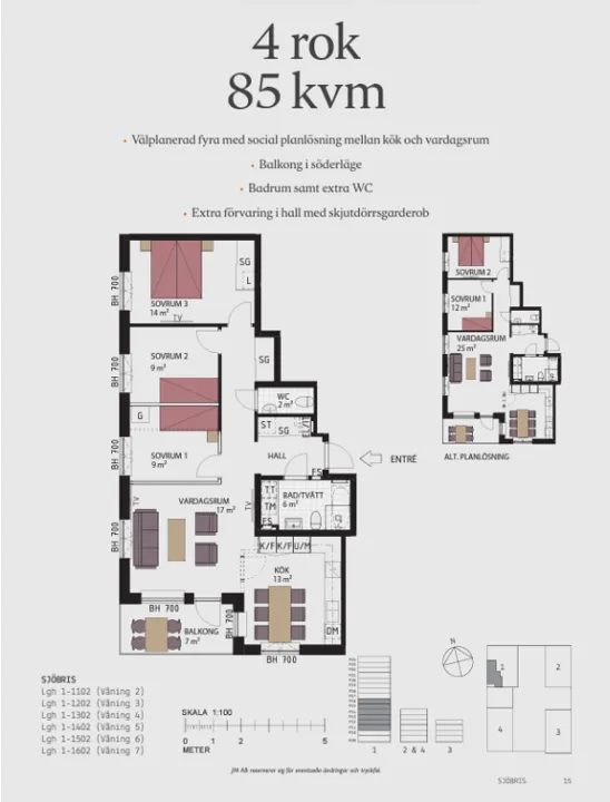 Hyreslägenhet på Västerås i vasteras