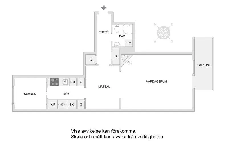 Hyreslägenhet på Solna i solna
