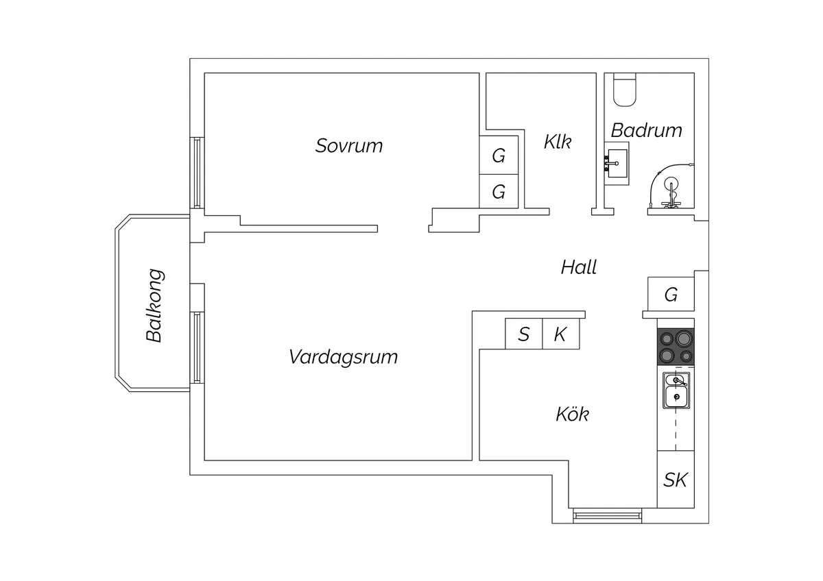 Hyreslägenhet på Borås i boras