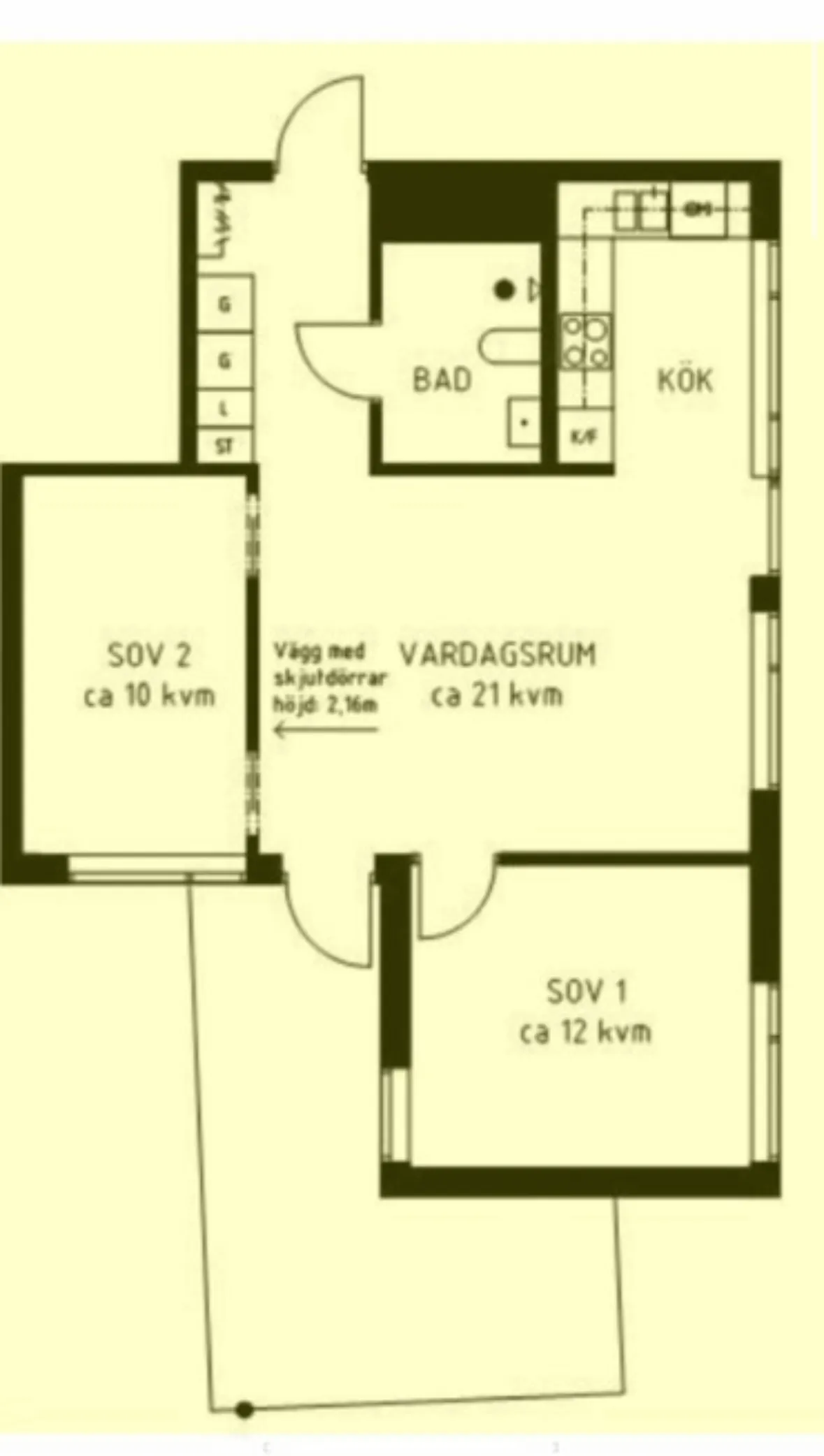 Hyreslägenhet på Stockholm i stockholm