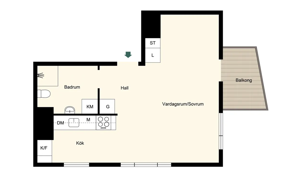 Hyreslägenhet på Sundbyberg i sundbyberg