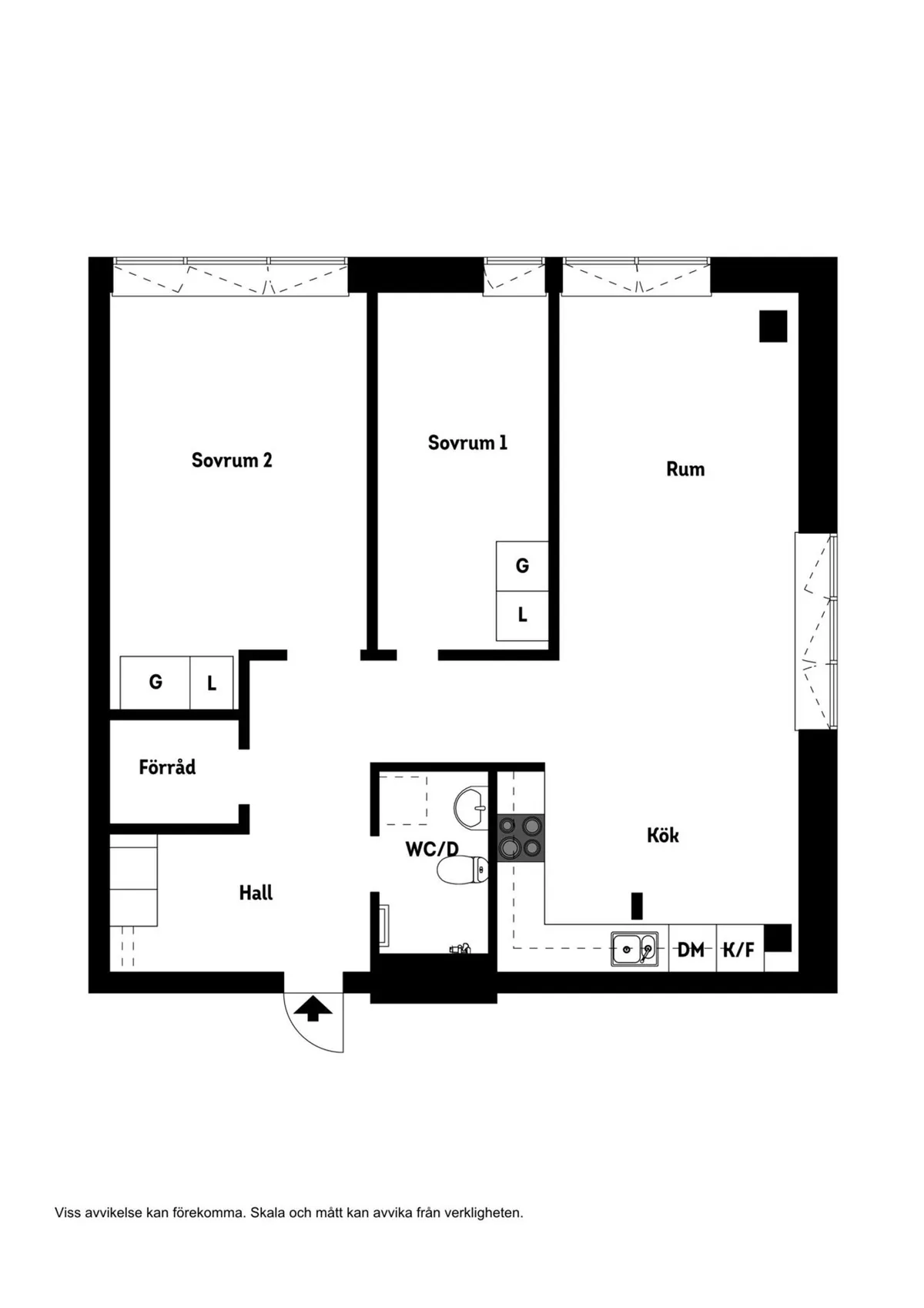 Hyreslägenhet på Växjö i vaxjo