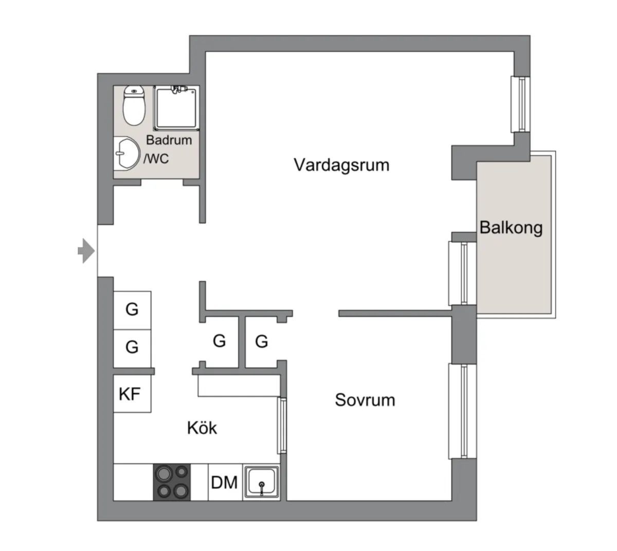 Hyreslägenhet på Stockholm i stockholm