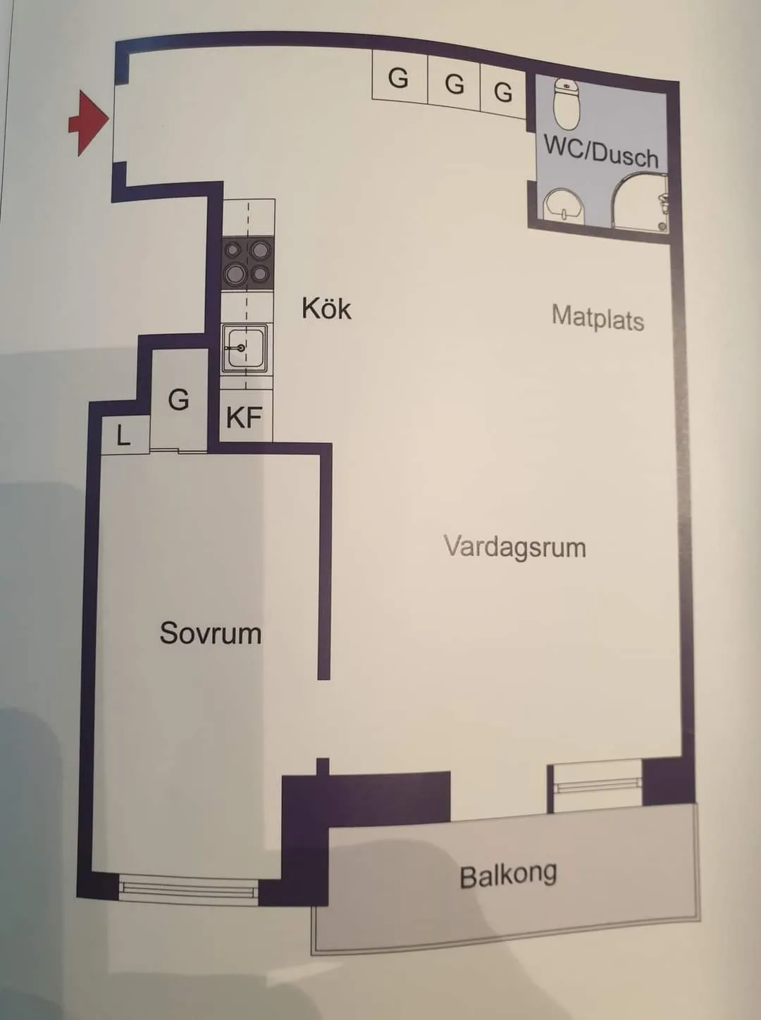 Hyreslägenhet på Solna i solna