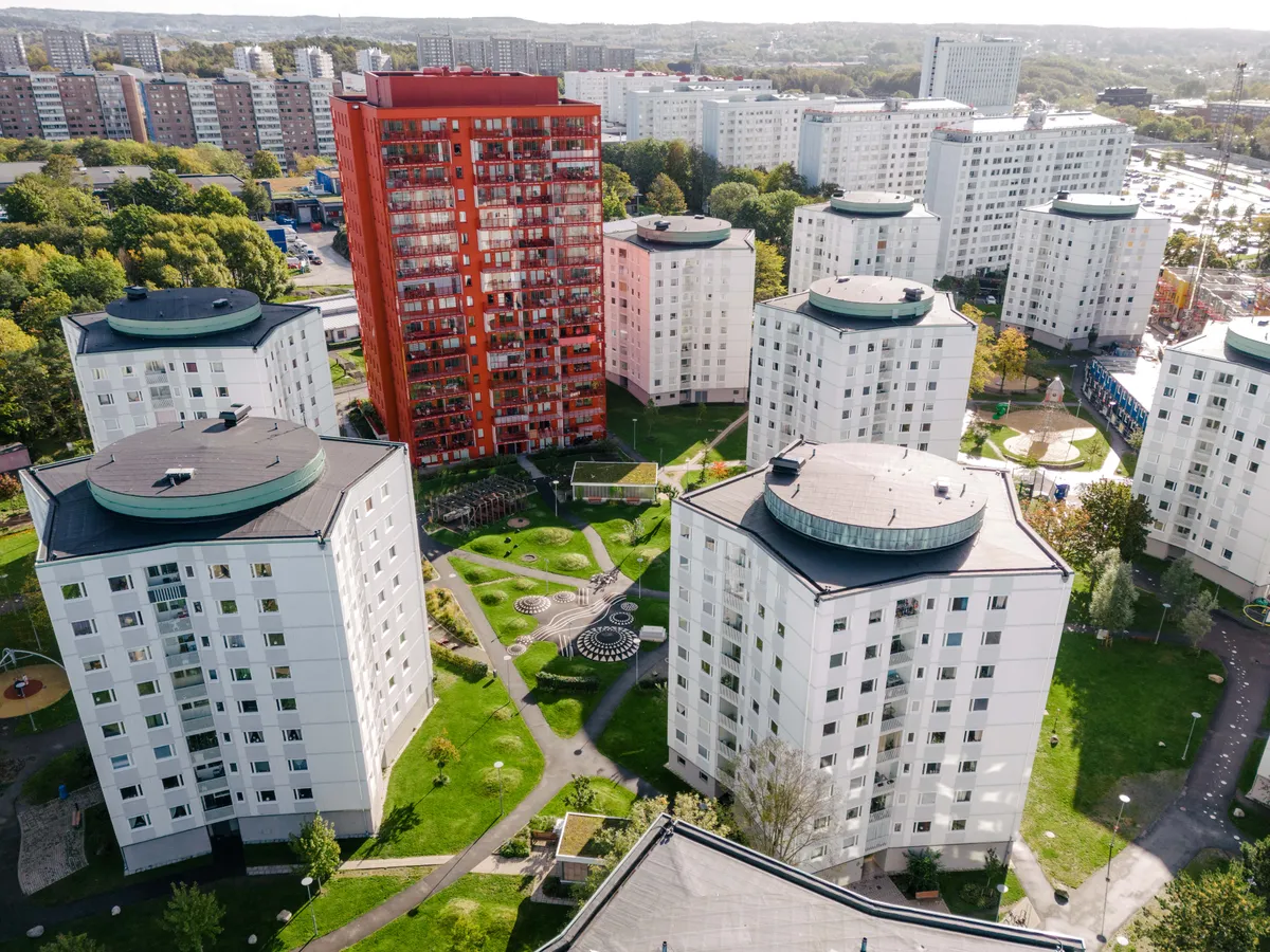 Speldosegatan i Västra frölunda