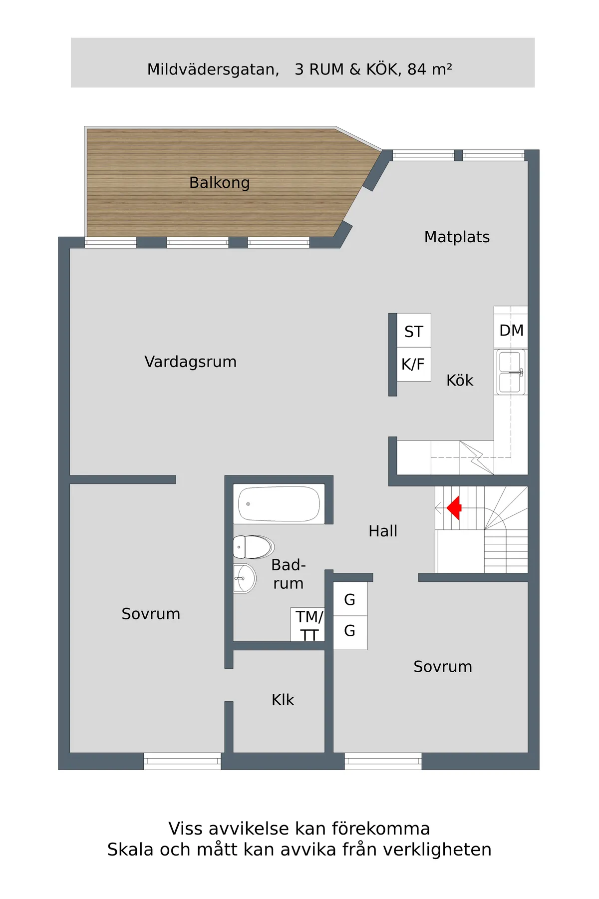 Hyreslägenhet på Tranås i tranas