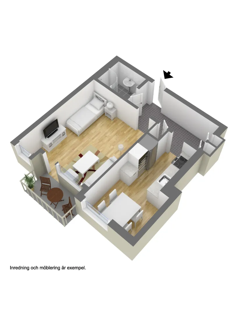 Hyreslägenhet på Borås i boras