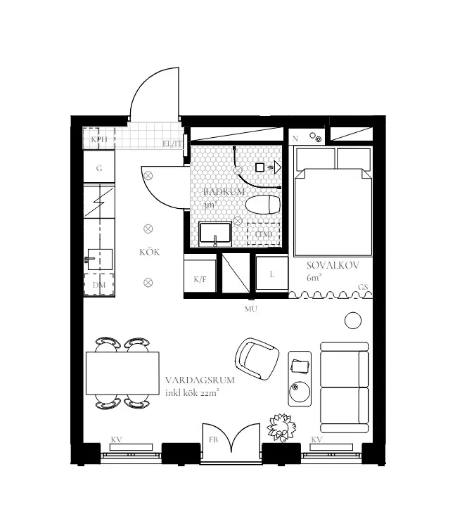 Hyreslägenhet på Stockholm i stockholm