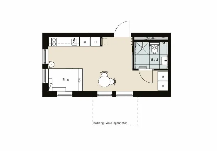 Hyreslägenhet på Kista i kista