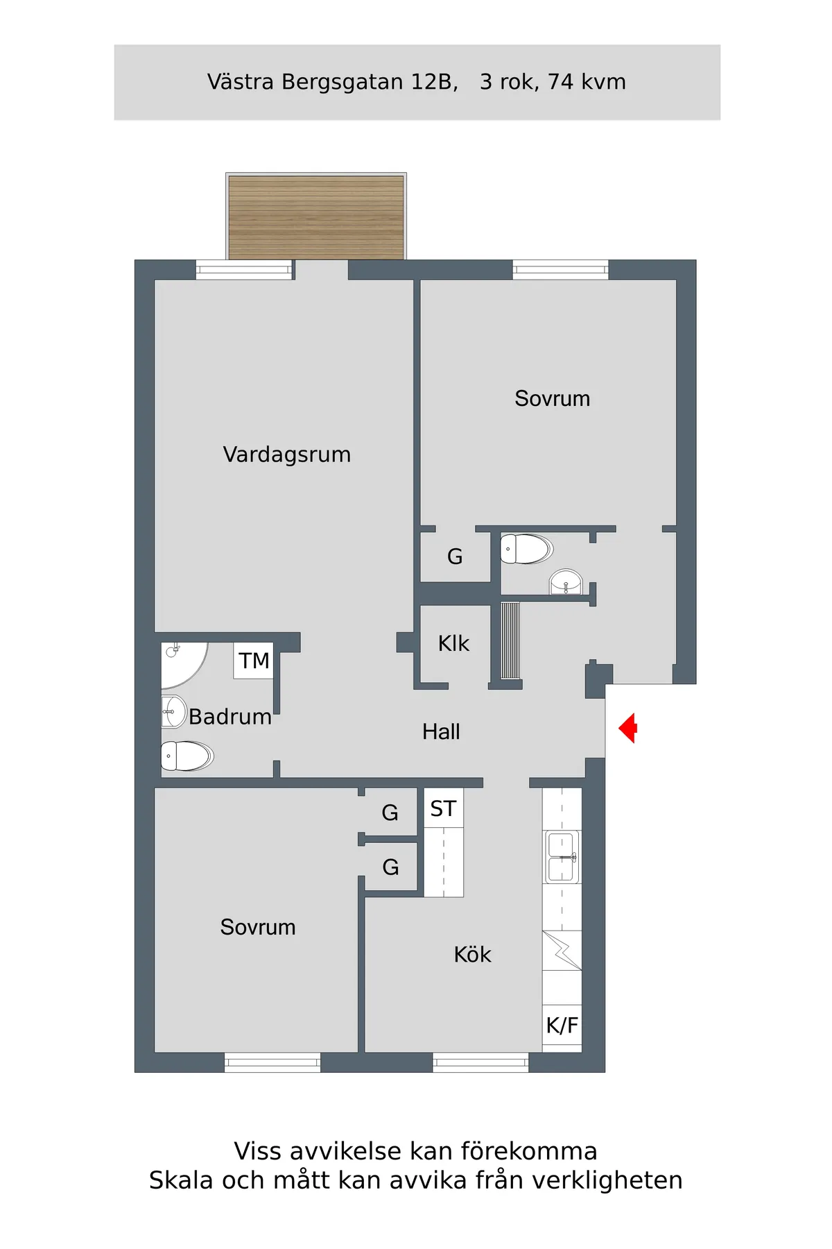 Hyreslägenhet på Tranås i tranas