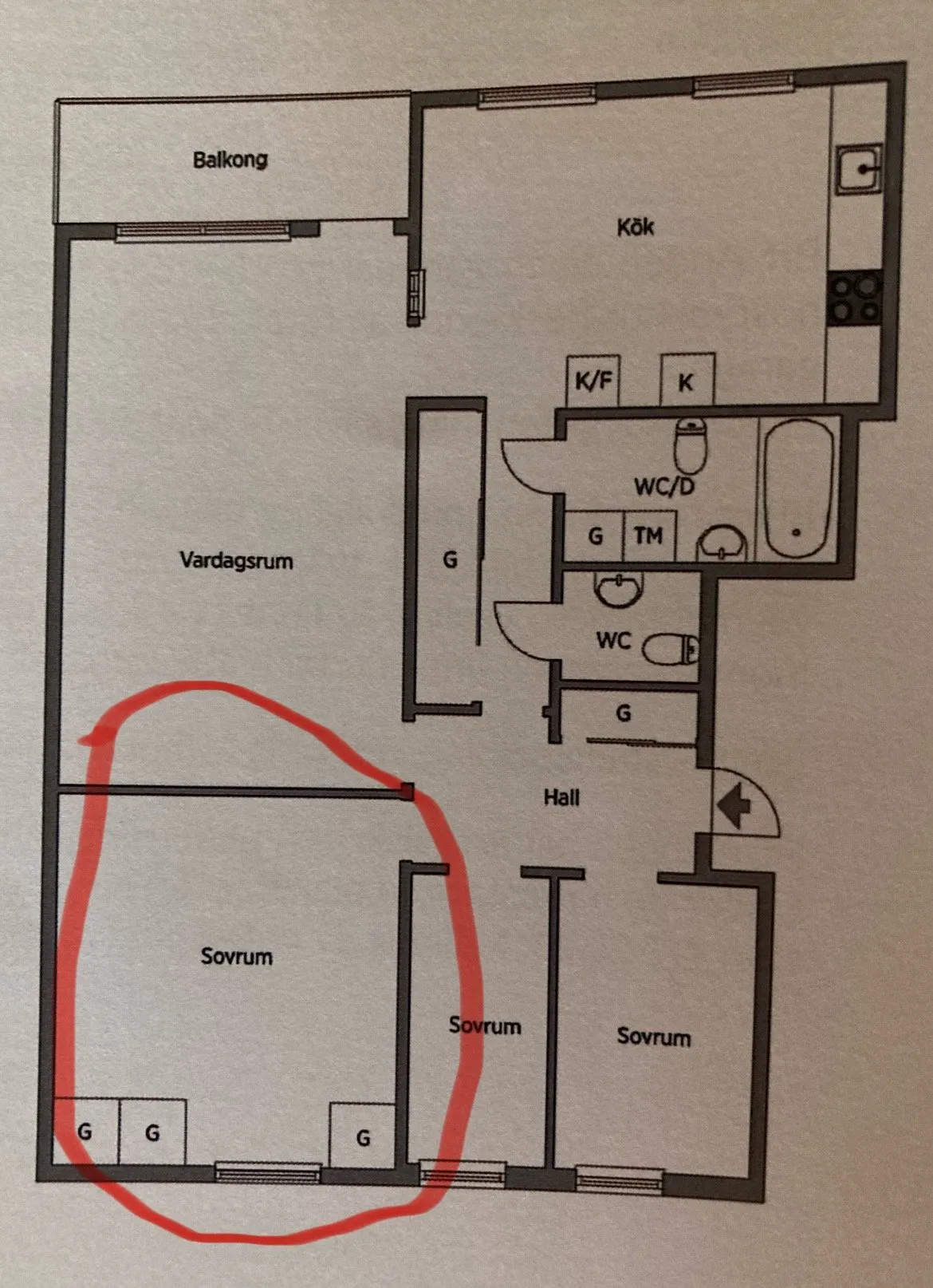 Hyreslägenhet på Vendelsö i vendelso