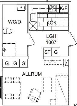 Hyreslägenhet på Helsingborg i helsingborg