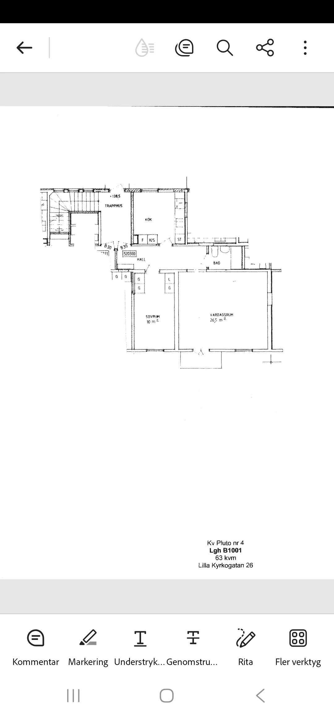 Hyreslägenhet på Borås i boras
