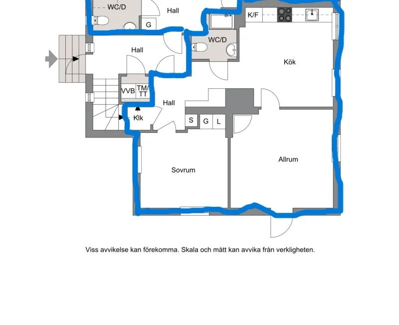 Hyreslägenhet på Växjö i vaxjo