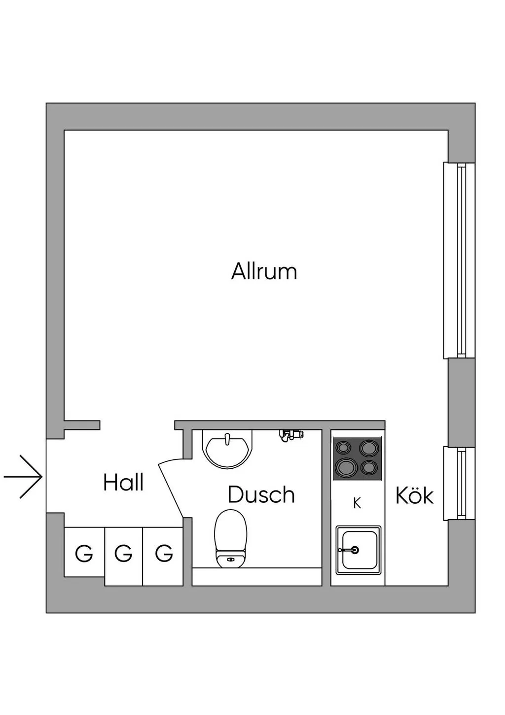 Hyreslägenhet på Stockholm i stockholm
