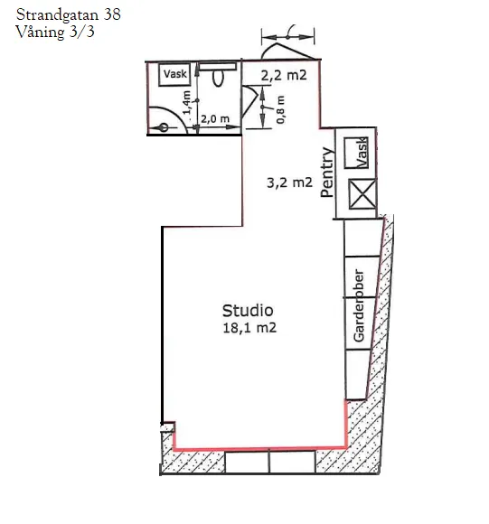 Hyreslägenhet på Trelleborg i trelleborg