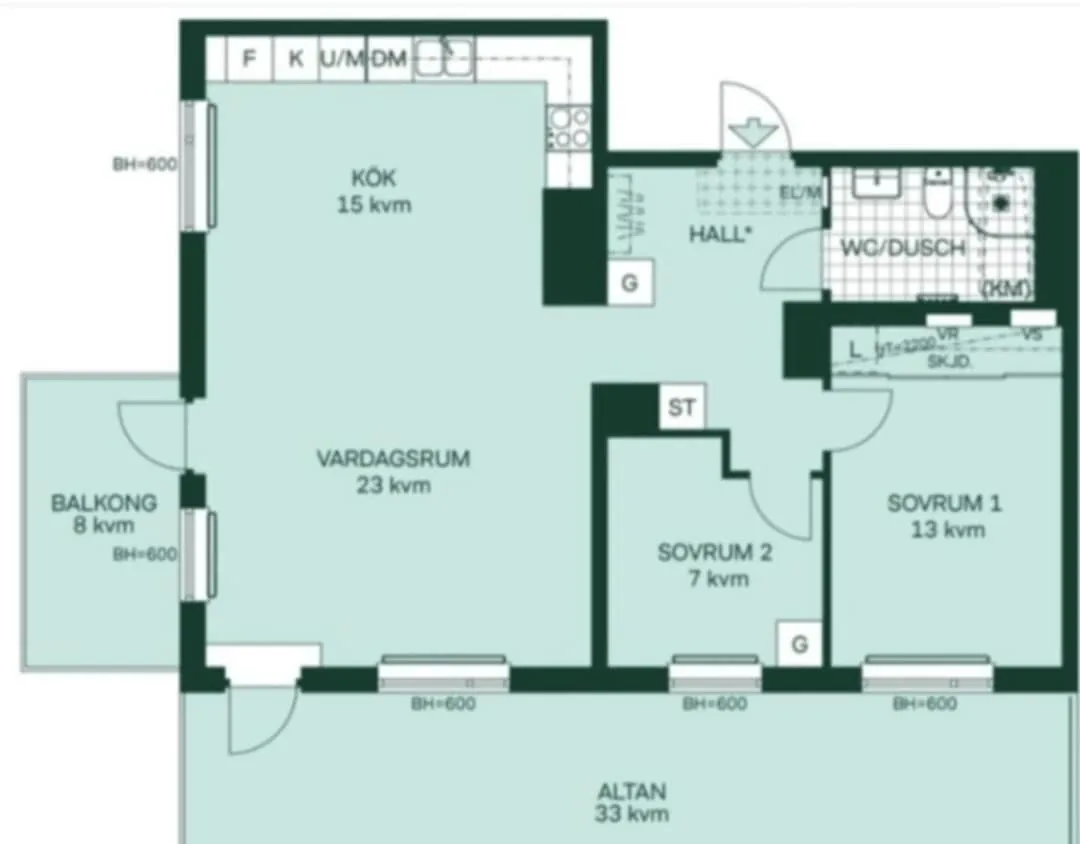 Hyreslägenhet på Sundbyberg i sundbyberg