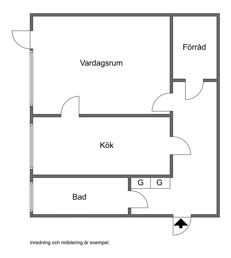Hyreslägenhet på Halmstad i halmstad